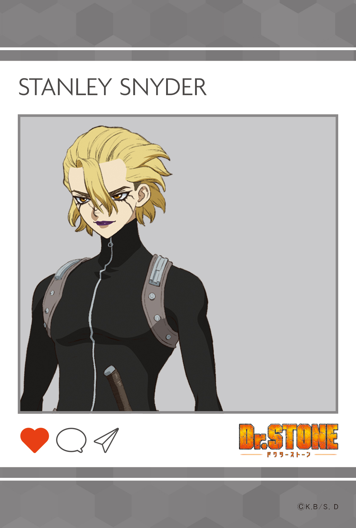Dr.STONE_SNS風クリアカード スタンリー・スナイダー | 公式グッズ