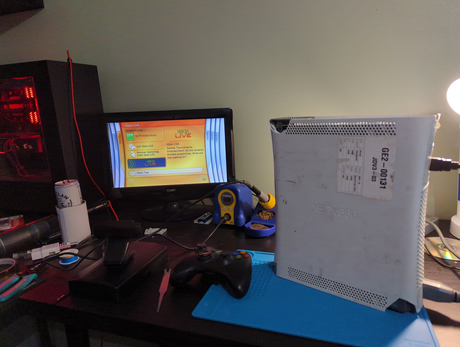 Microsoft Xbox 360 Jasper JDV3-03 GE2-00131 Console