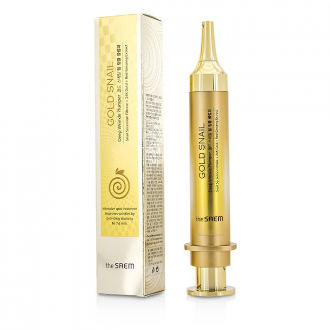 The Saem The Saem gold snail deep wrinkle plumper 10ml/0.33oz 10ml