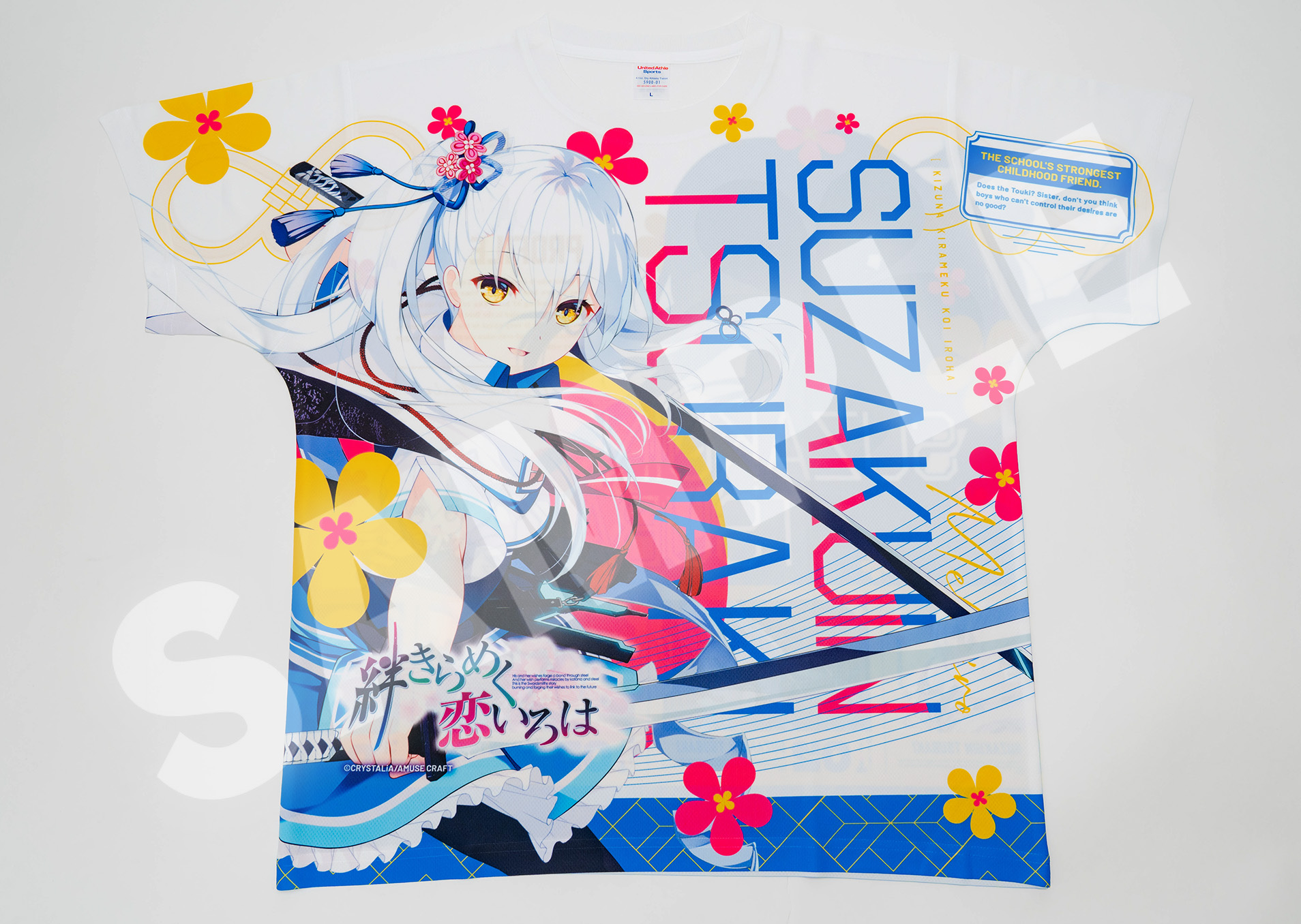 CRYSTALiA フルグラフィックTシャツ 朱雀院 椿[L/XL] | ドワンゴ