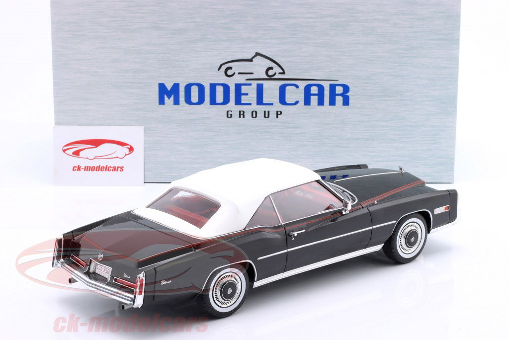 ModelCarGroup 1:18 Cadillac Eldorado Convertible year 1976 black
