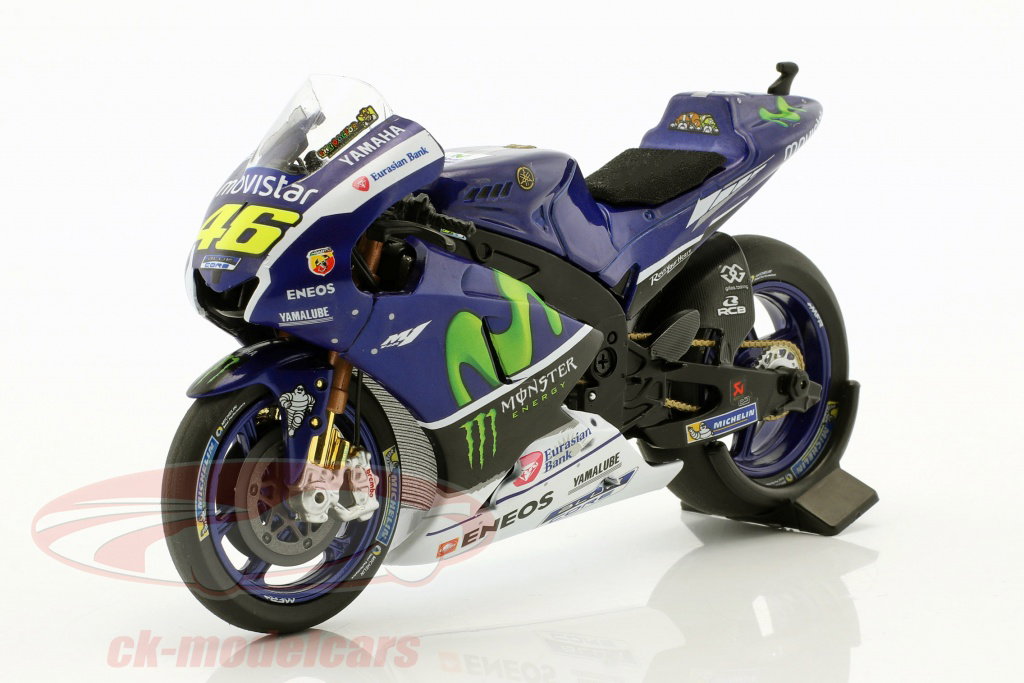 Minichamps 1:18 Valentino Rossi Yamaha YZR-M1 #46 Bike test MotoGP
