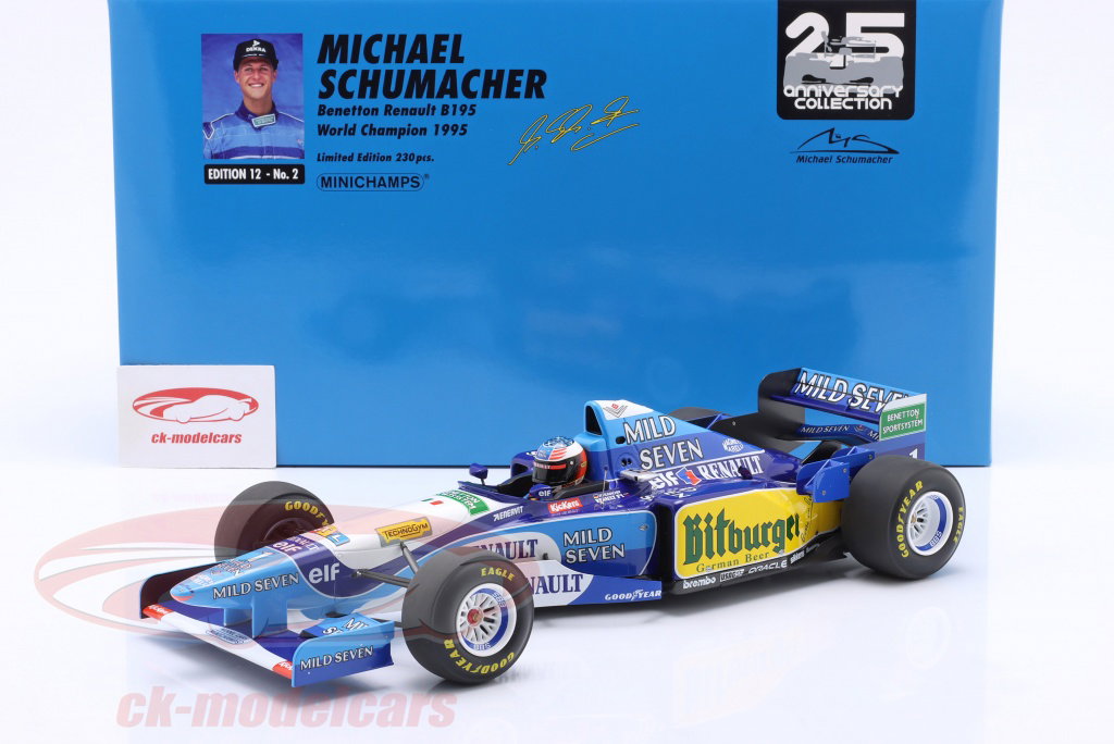 Minichamps 1:12 M. Schumacher Benetton B195 #1 式 1 世界