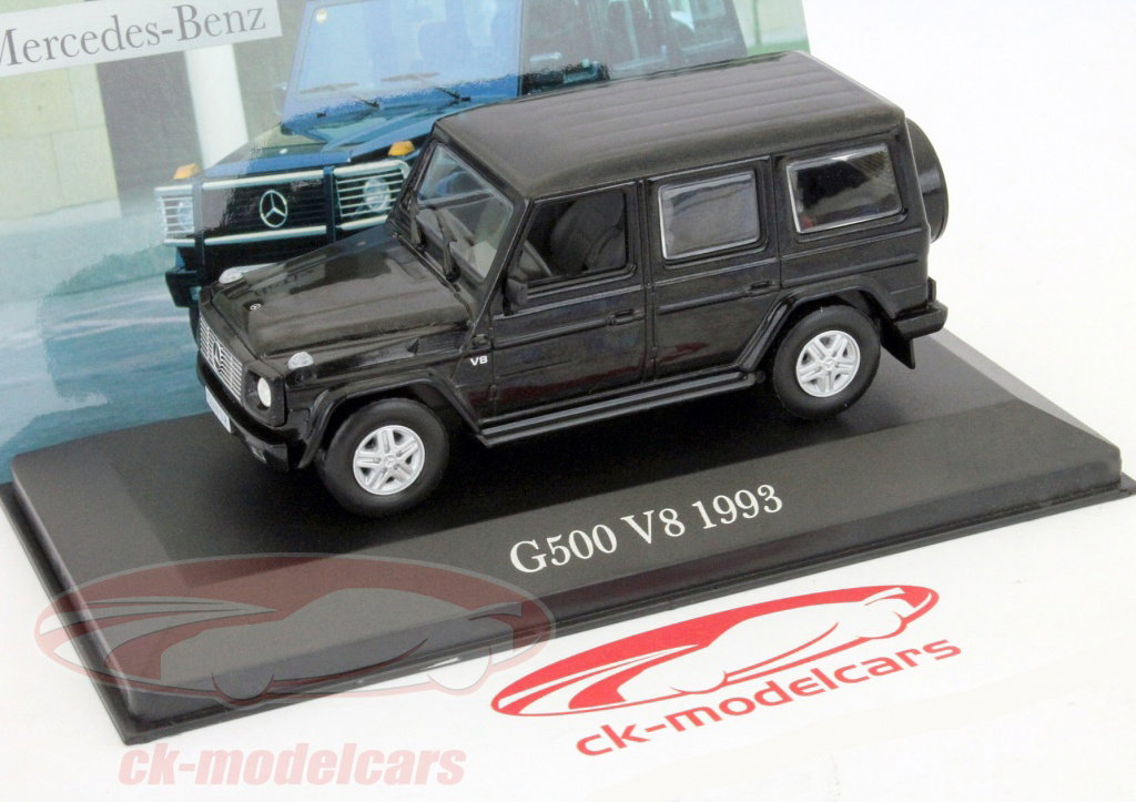 Ixo 1:43 メルセデスベンツG500 V8（W463）1993ブラック分モデル
