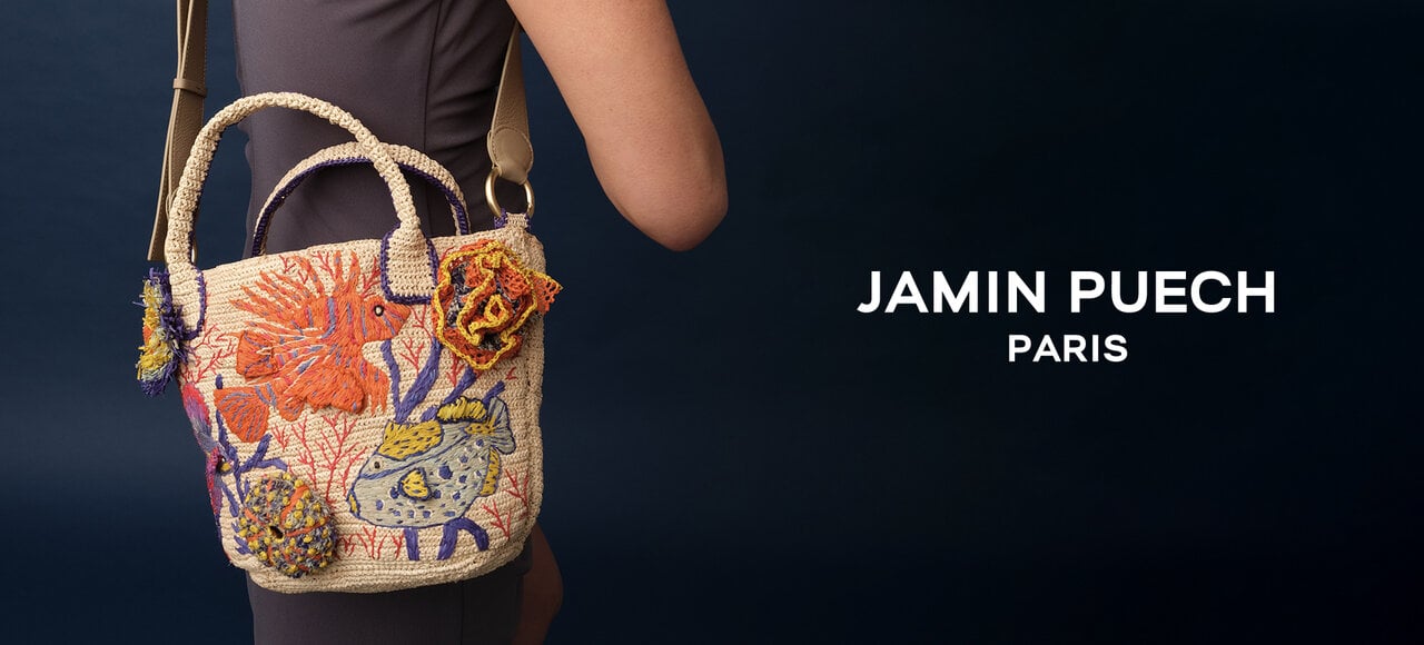 JAMIN PUECH】ラフィアの芸術。夏を彩る新作バッグが到着｜H.P.FRANCE