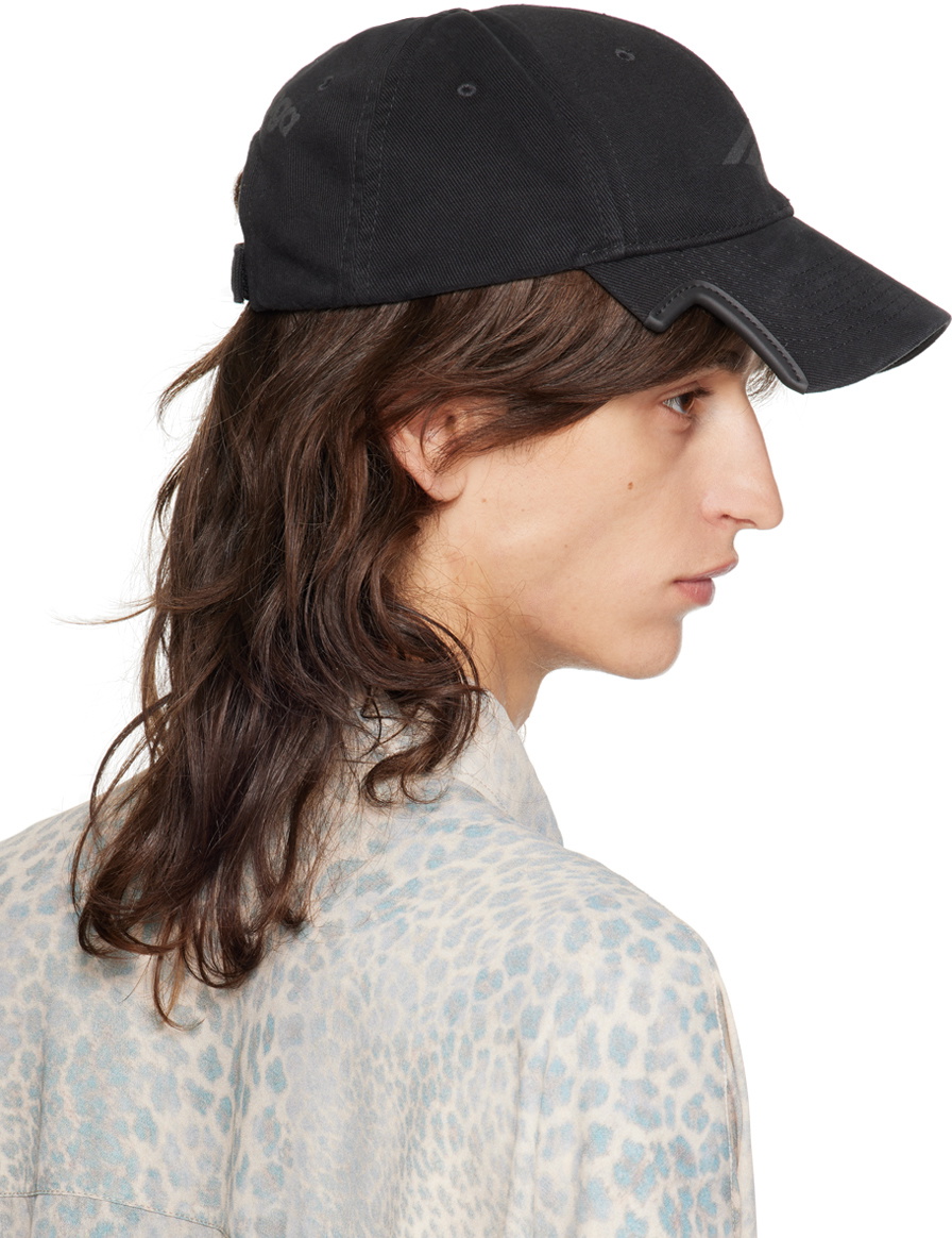 Balenciaga Black 3B Stencil Cap Balenciaga
