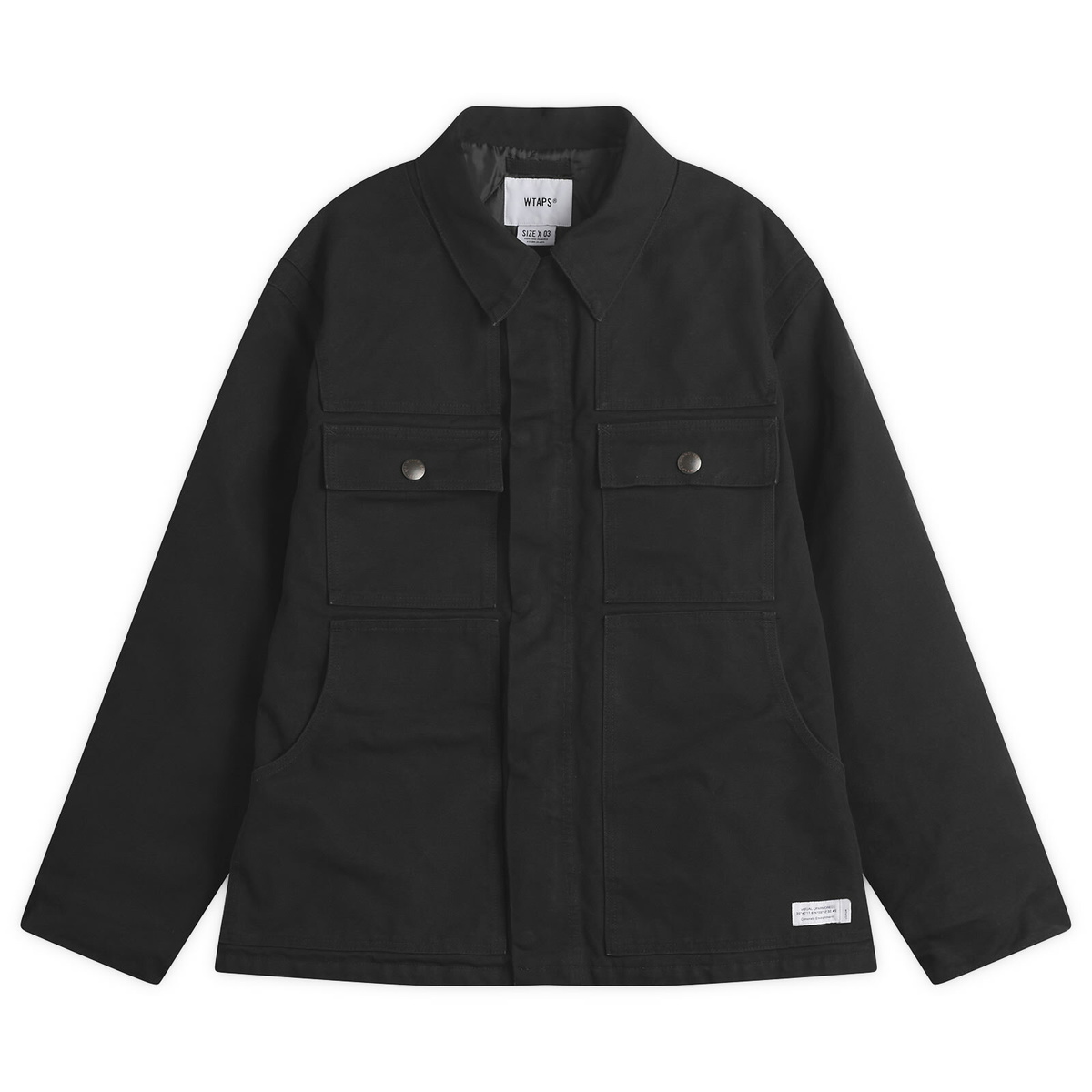 WTAPS Men's 01 Track Jacket in Black WTAPS