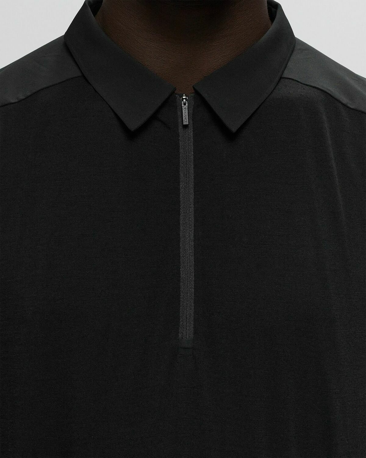 Arc´Teryx Veilance Frame Ss Polo Shirt Black Polos/Shortsleeves