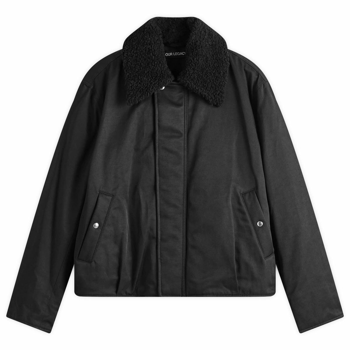 Our Legacy Men's Ace Nylon Jacket in Black Aero Nylon Our Legacy
