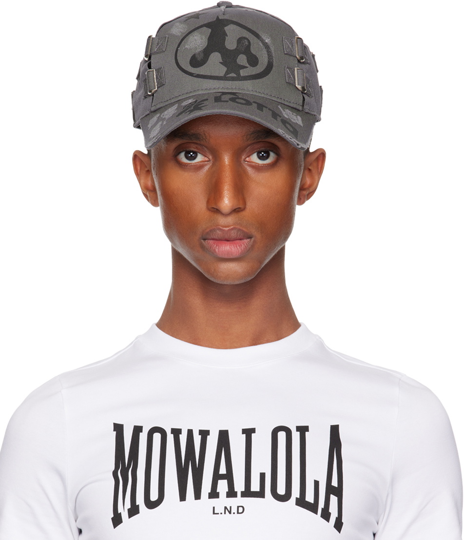 Mowalola Black 'Mowalola' Cap Mowalola