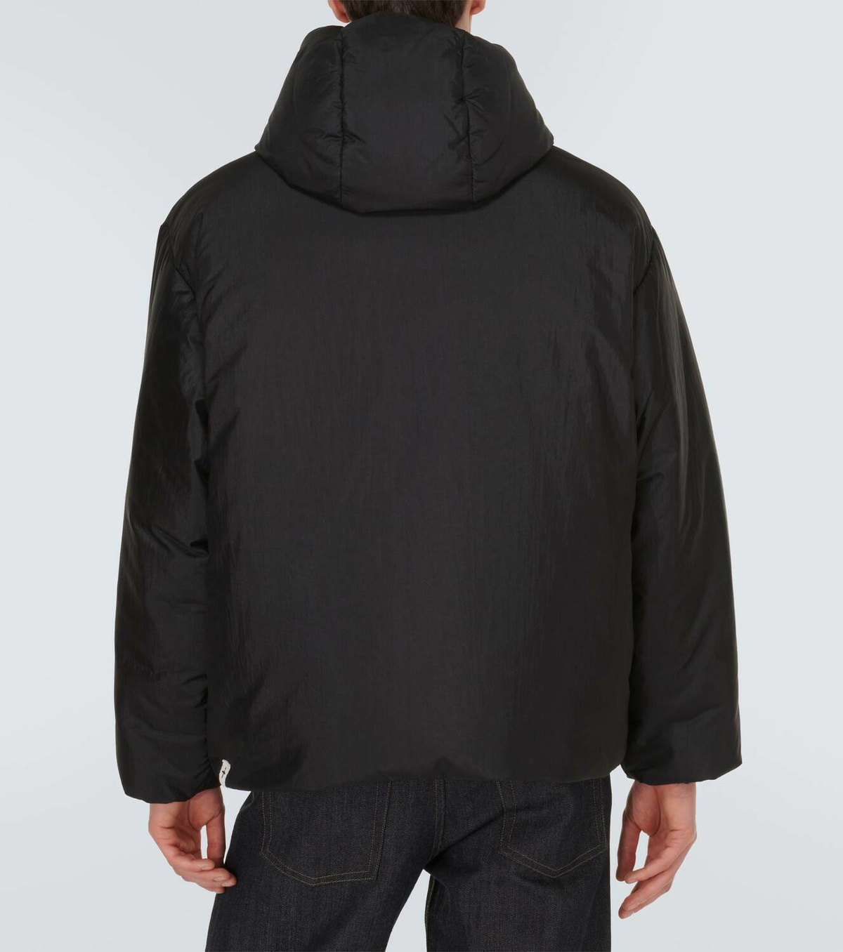 Jil Sander Leather-trimmed down jacket Jil Sander