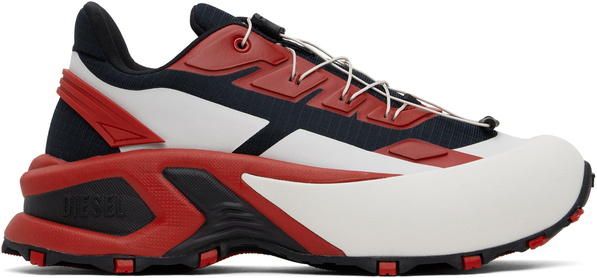 Diesel Black & Red D-Cage Runner Sneakers Diesel