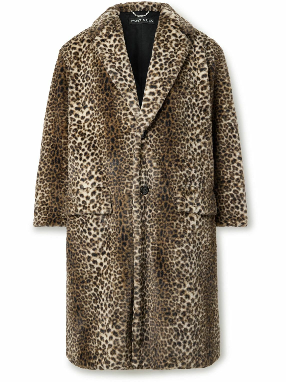 Wacko Maria - Leopard-Print Fleece Coat - Neutrals Wacko Maria