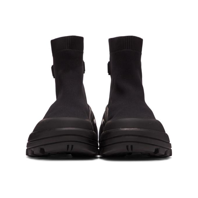 1017 ALYX 9SM Black Mid Sock Boots 1017 ALYX 9SM
