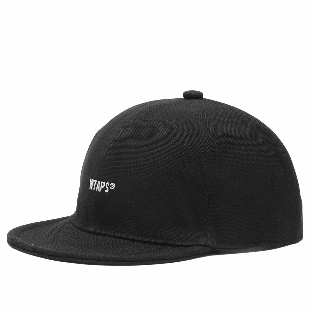 WTAPS Men's A3 Embroidered Logo Cap in Black WTAPS