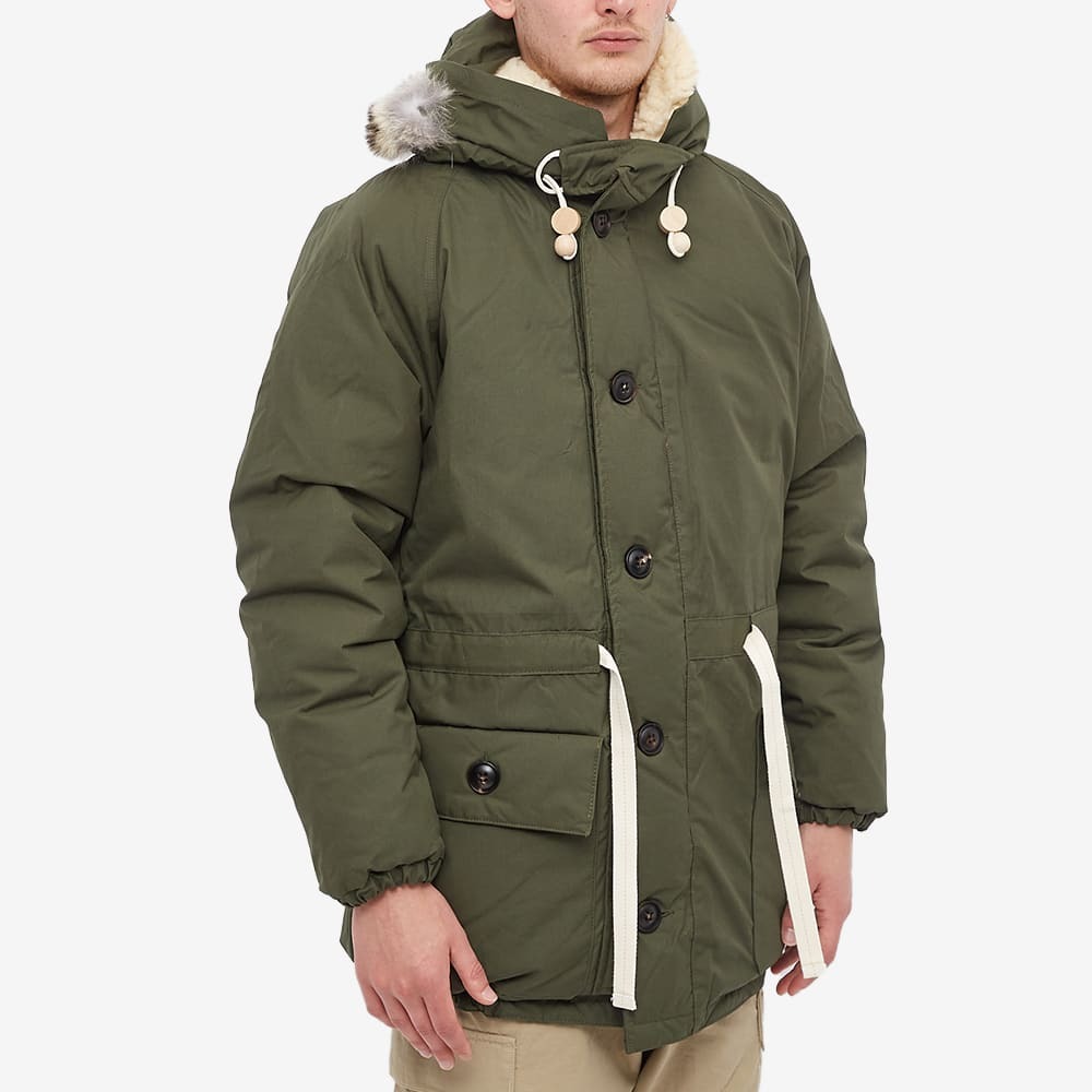 Nigel Cabourn Men's Everest Parka Jacket in Army Nigel Cabourn