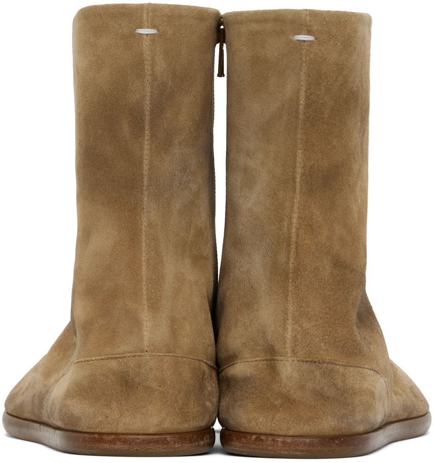 Maison Margiela Beige Tabi Boots Maison Margiela