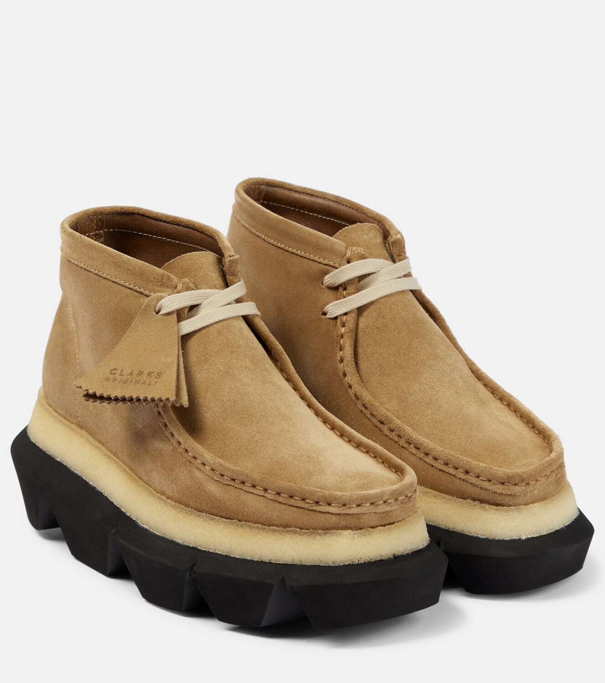 Sacai Clarks Hybrid Wallabee suede boots Sacai