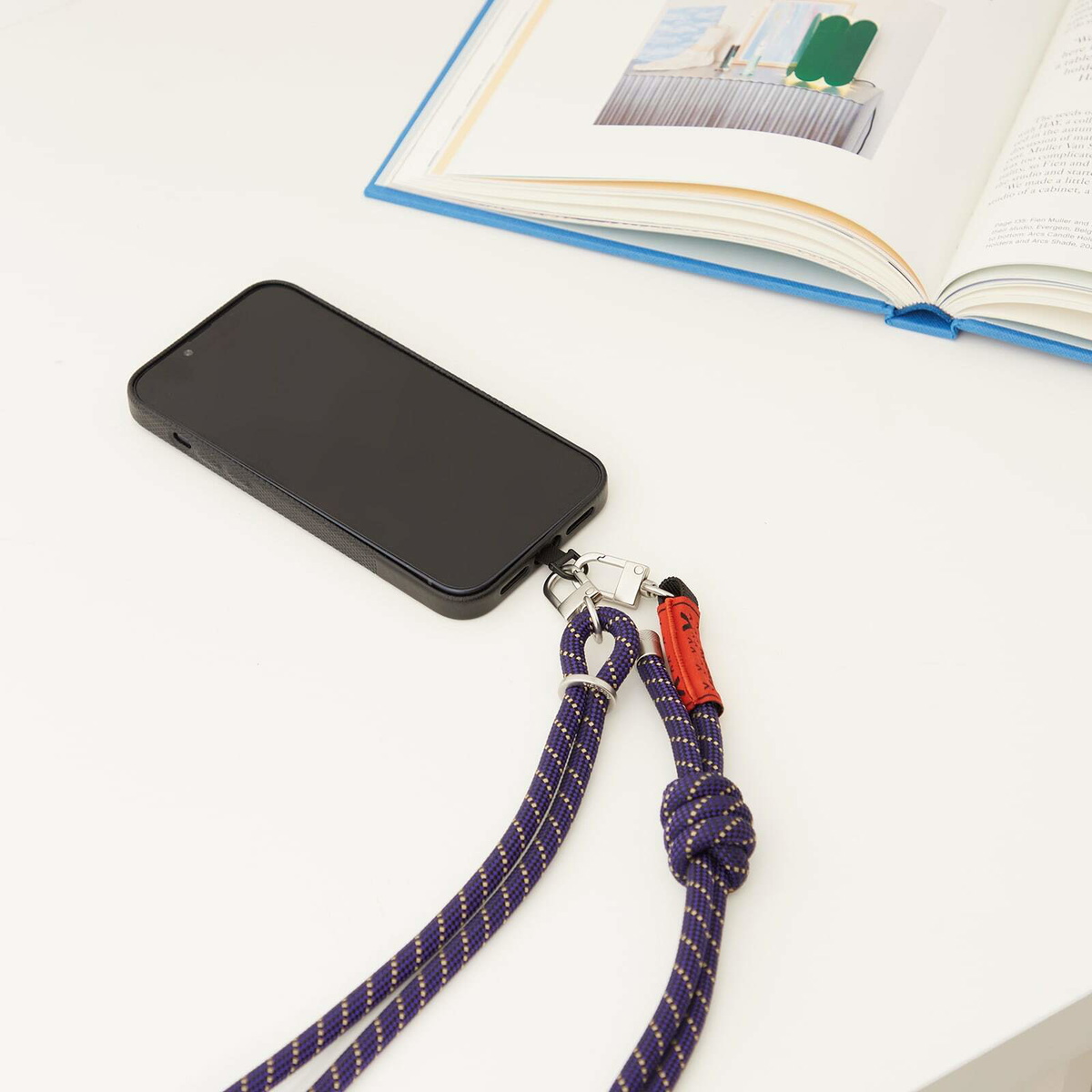 Topologie 8.0mm Rope Strap in Purple Black Topologie