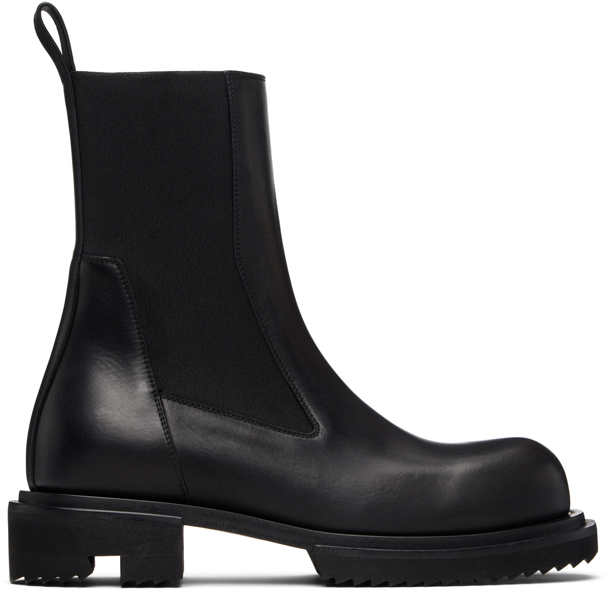 Rick Owens Black Geth Beatle Chelsea Boots Rick Owens