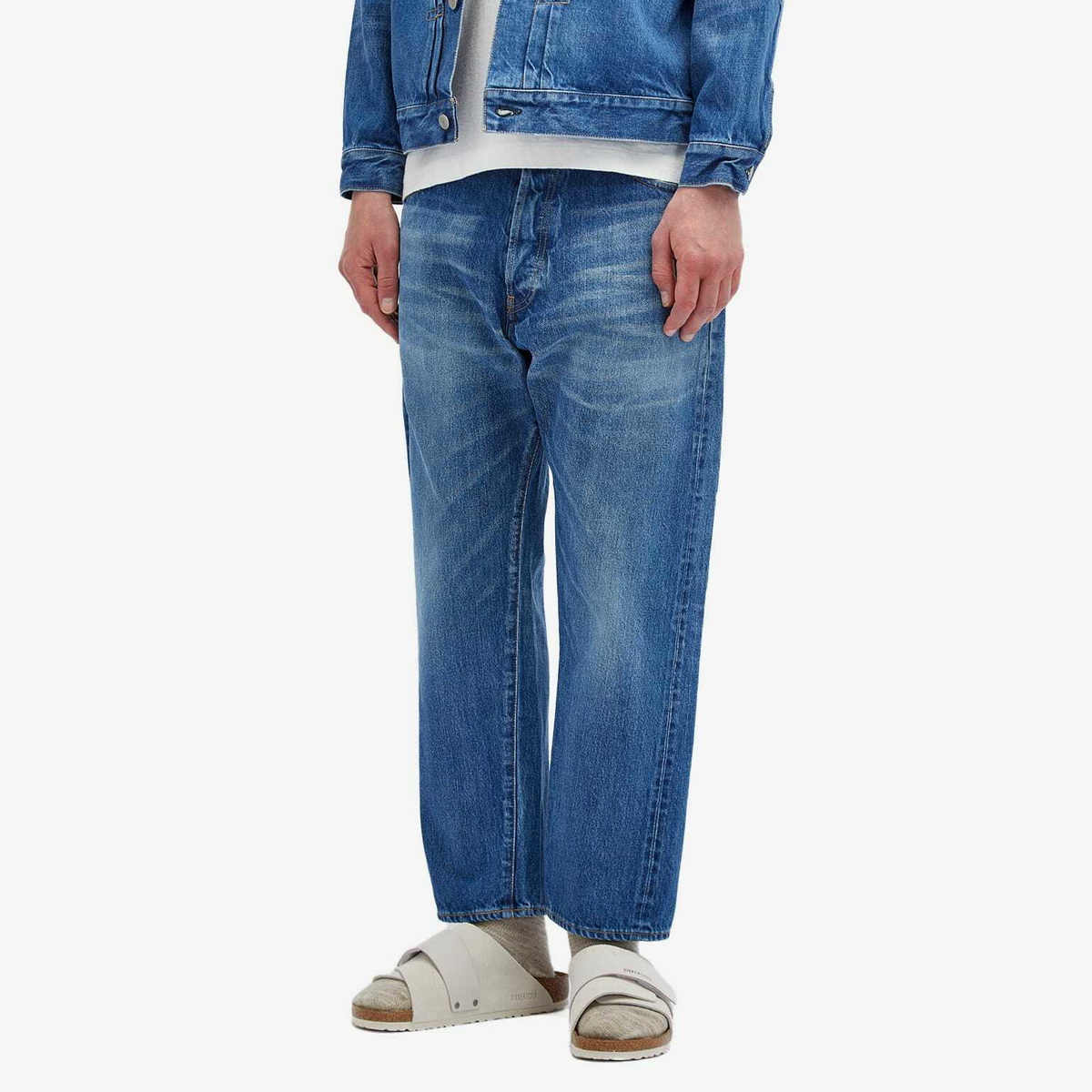 Ordinary Fits Men's 108 Loose Ankle Denim Jeans in Blue Ordinary Fits