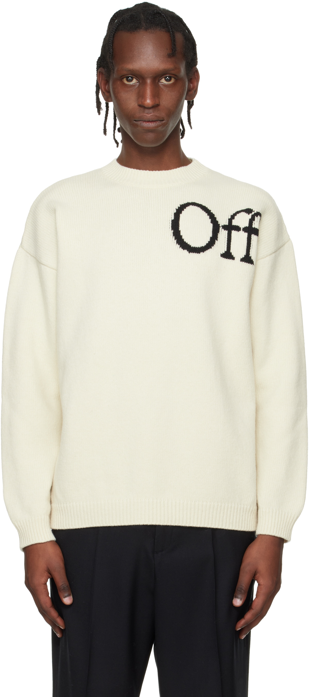 Off-White Off-White Big Bookish Sweater Off-White