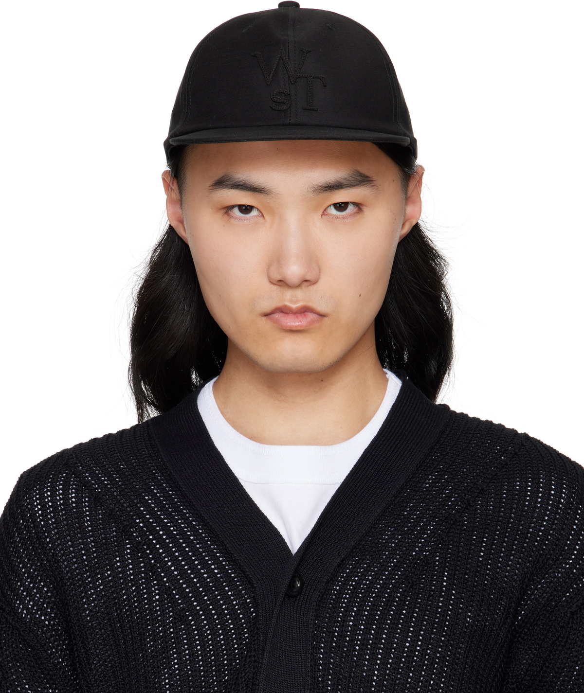 sacai White & Black WTAPS Edition Cotton Twill Cap Sacai