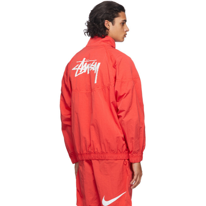 Nike Red Stussy Edition NRG Windrunner Jacket Nike