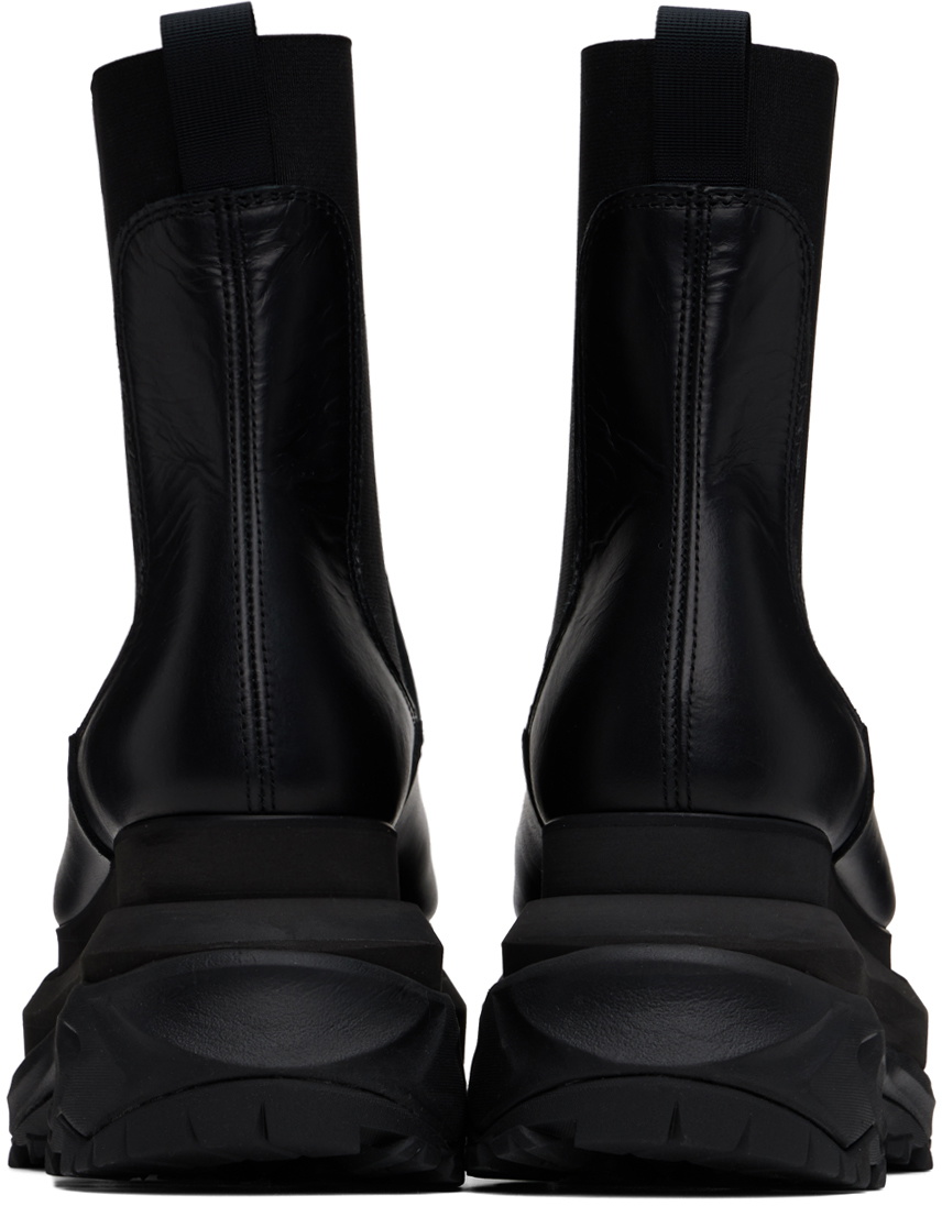 sacai Black Platform Chelsea Boots Sacai