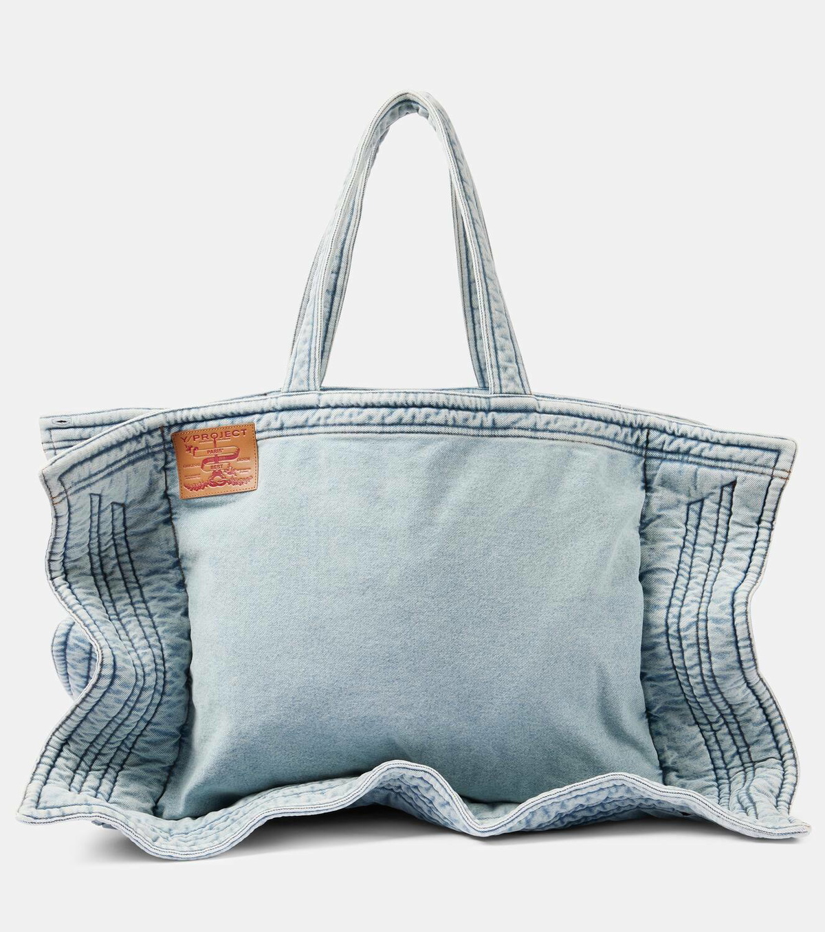 Y/Project Wire Cabas Maxi denim tote bag Y/Project