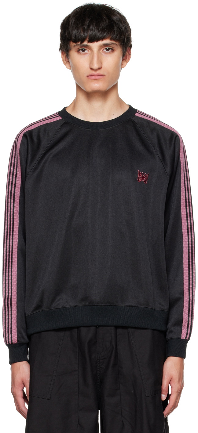 NEEDLES Black Track Sweatshirt Needles