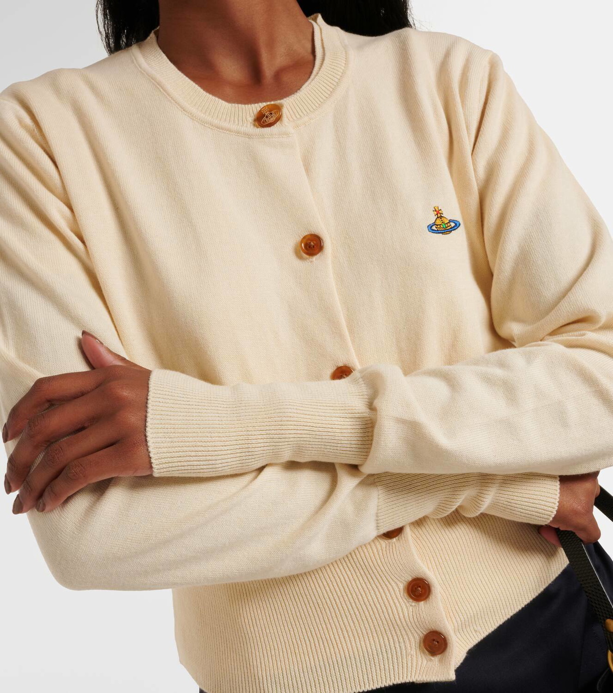 Vivienne Westwood Bea cotton and cashmere cardigan Vivienne Westwood