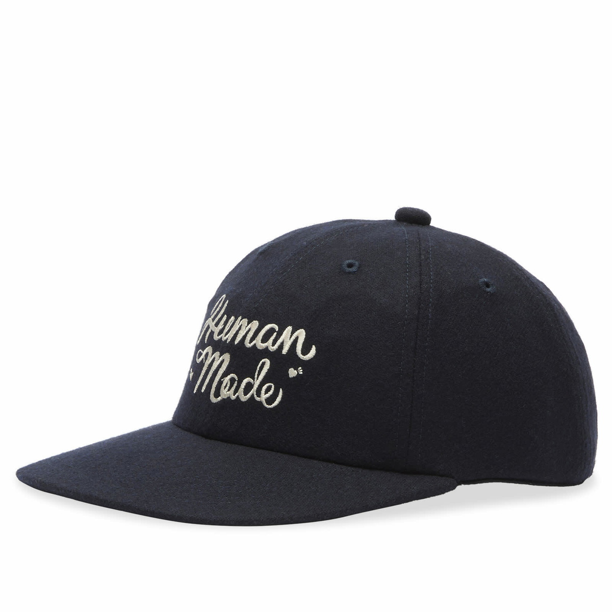 Human Made Men's H Twill Cap in Black Human Made