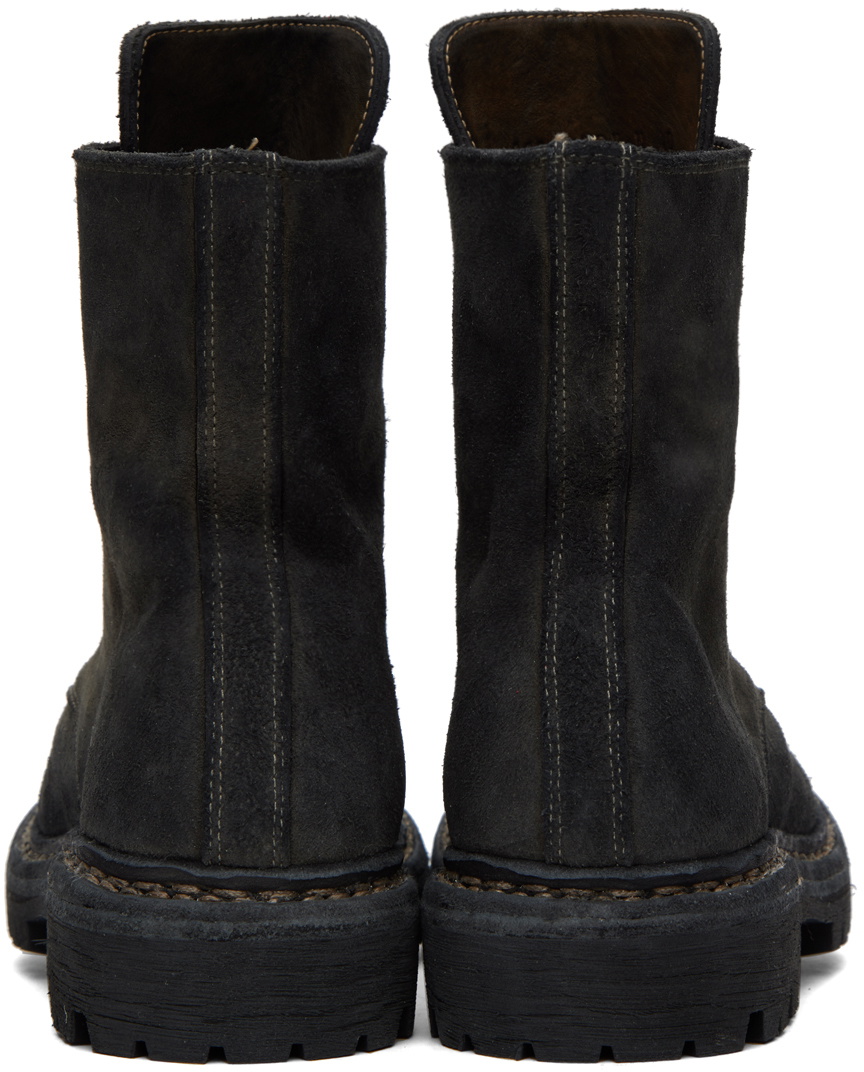 UNDERCOVER Black nonnative & Guidi Edition Big Daddy Boots Undercover