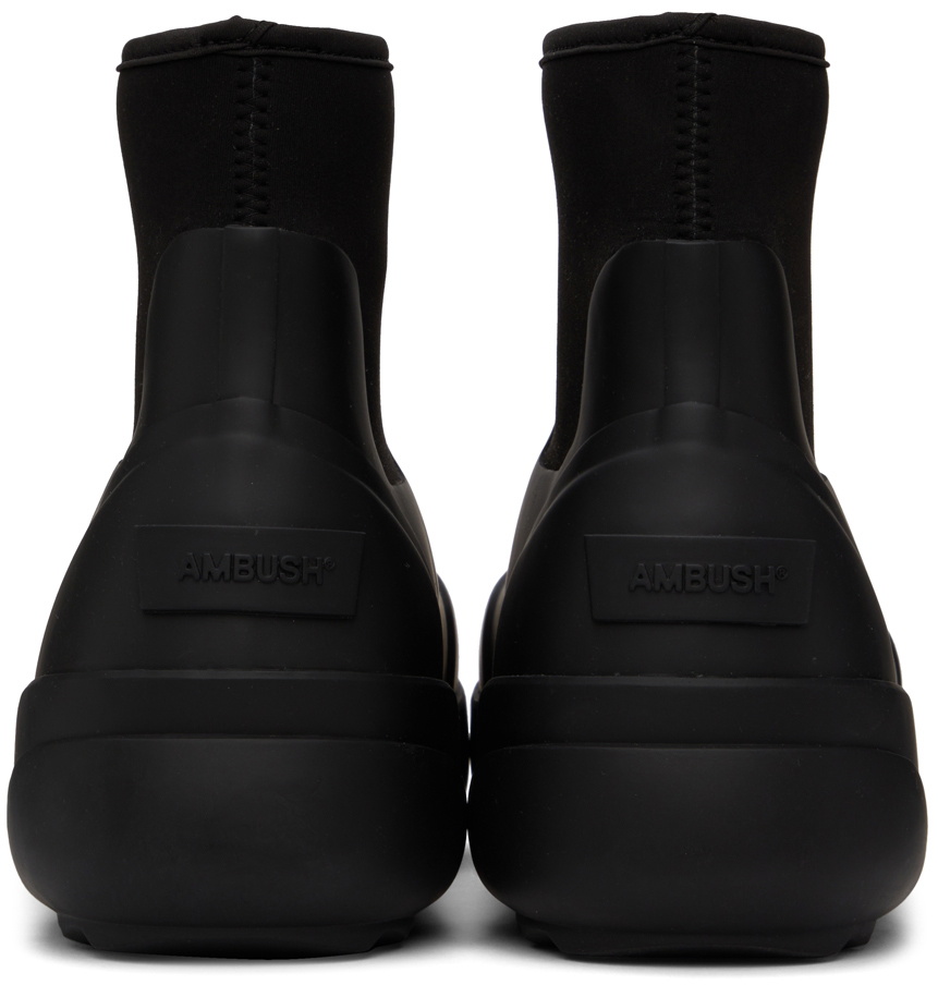 AMBUSH Black Chunky Chelsea Boots Ambush