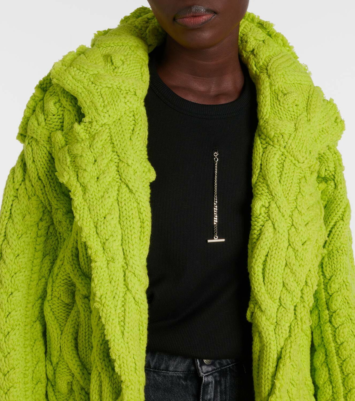 Alexander McQueen Wool and cashmere-blend cardigan Alexander McQueen