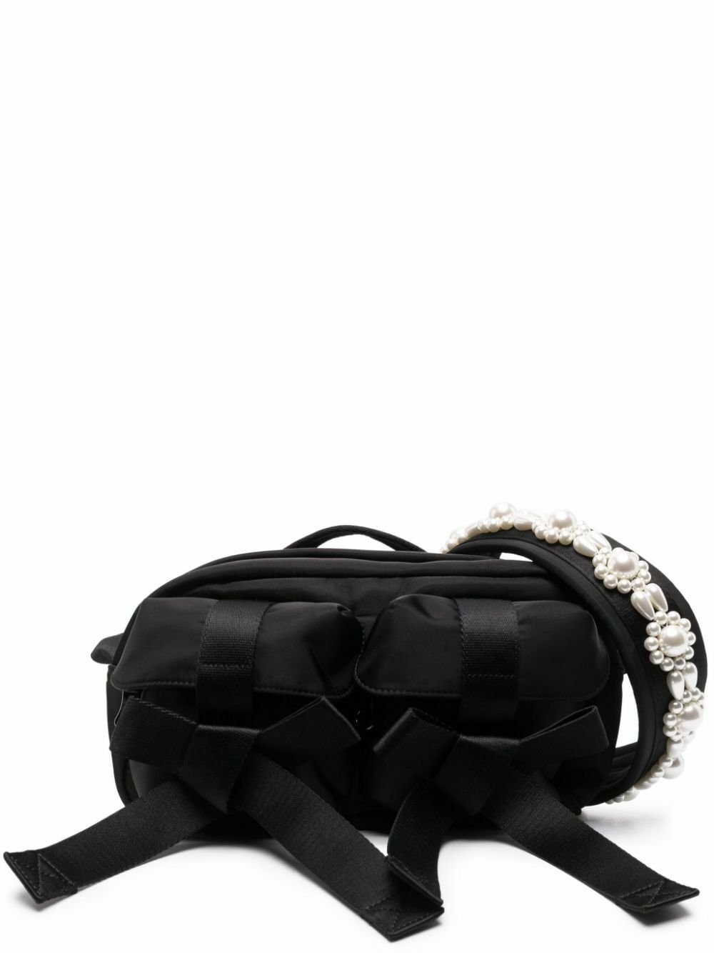 Simone Rocha Black Embellished Cross Body Bag Simone Rocha