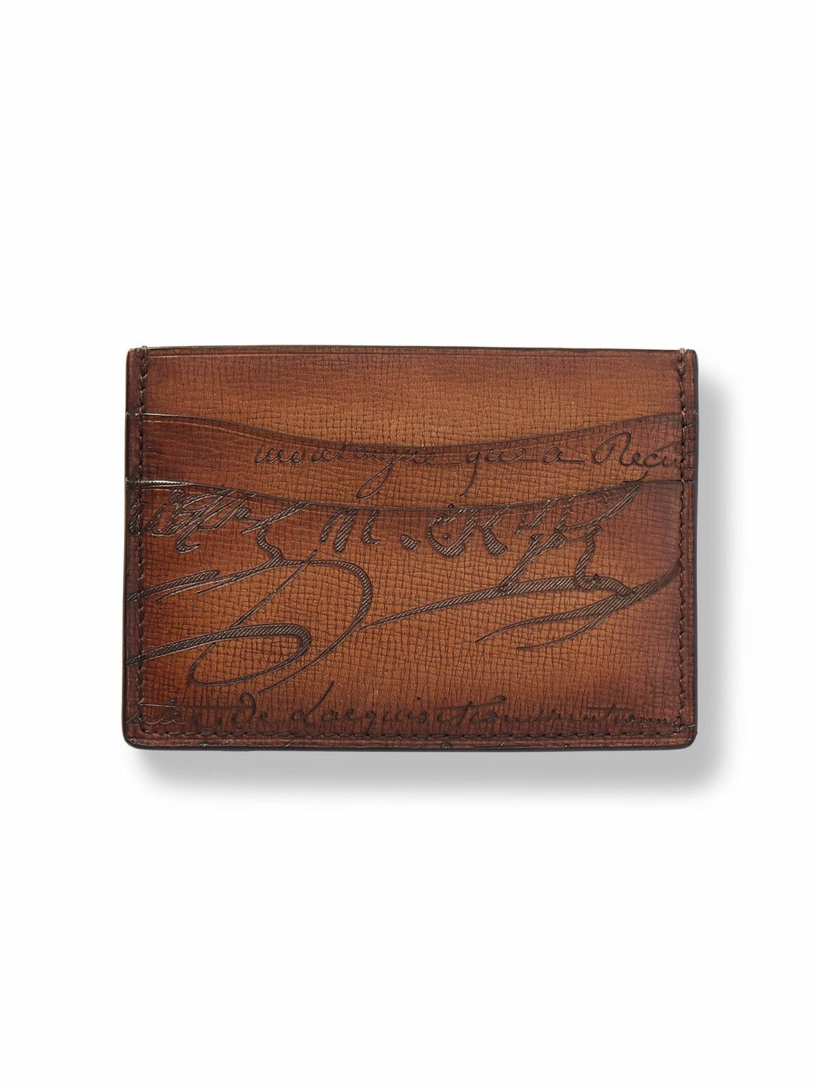 Berluti - Jagua Neo Scritto Venezia Leather Bifold Cardholder Berluti