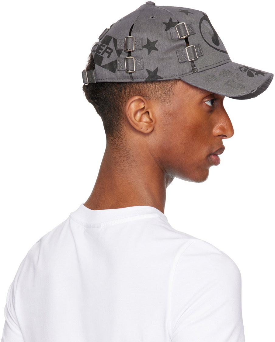 Mowalola Gray 'Lotta' Cap Mowalola
