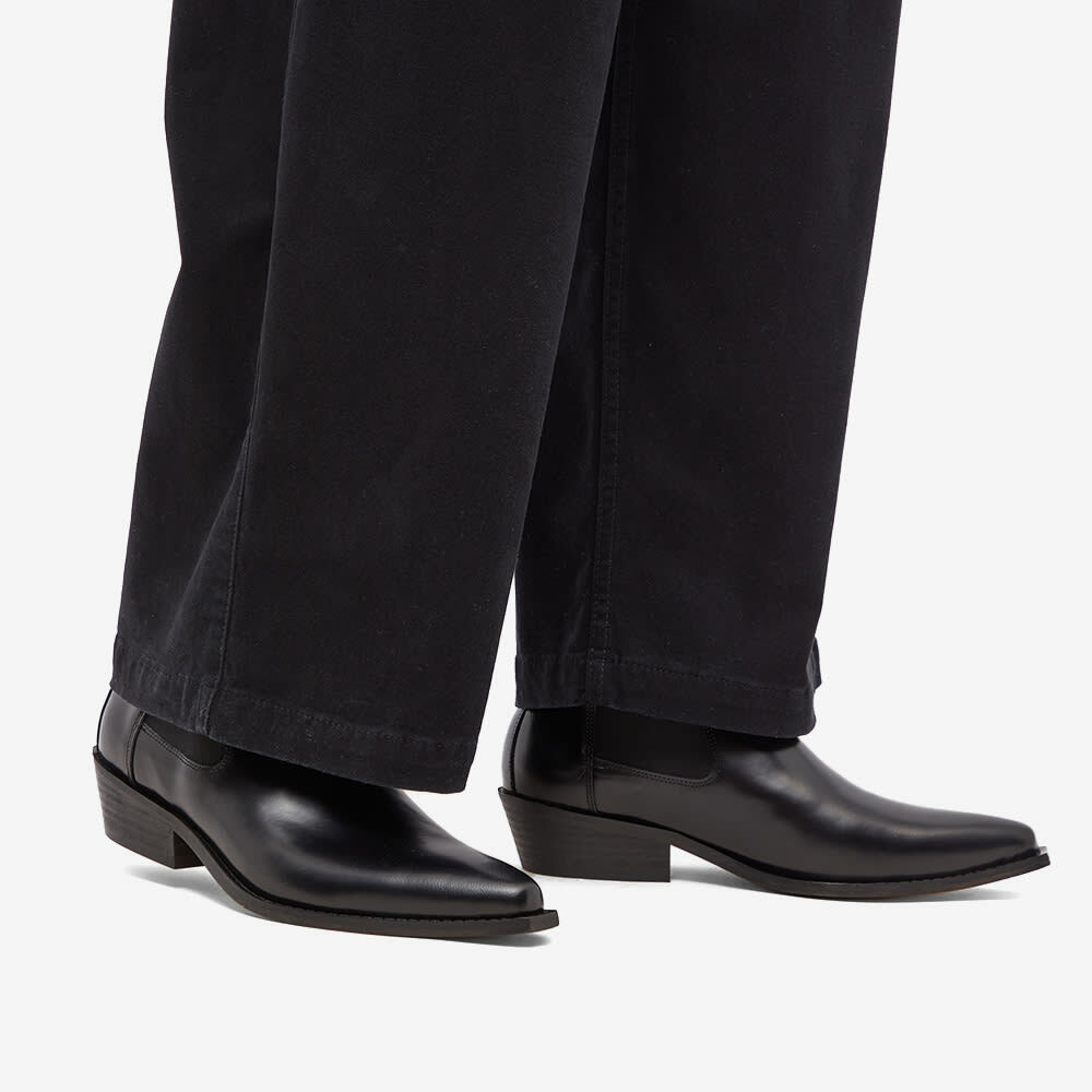 Our Legacy Men's Cyphre Chelsea Boot in Black Leather Our Legacy