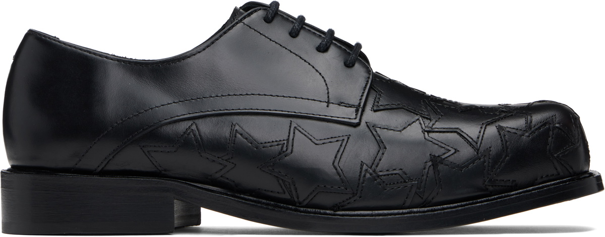 Stefan Cooke SSENSE Exclusive Black & White Slashed Square Toe