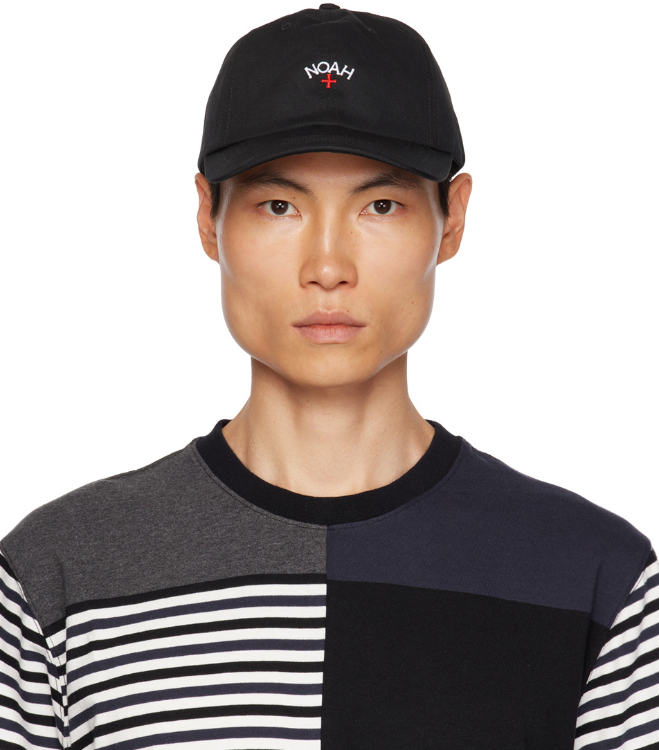 Noah Black Canvas Five-Panel Cap Noah NYC