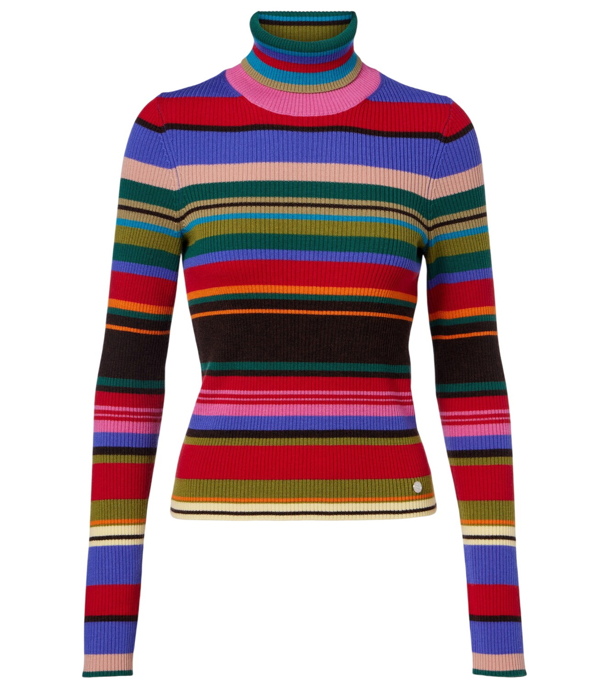 Acne Studios Blue Ovira Patch Sweater Acne Studios