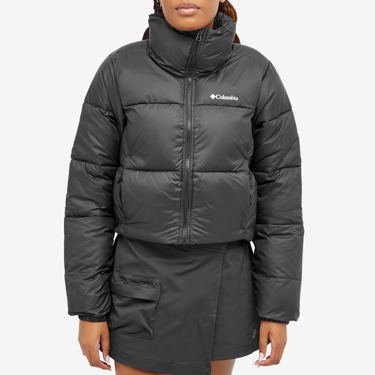 Columbia Women's Puffect™ Cropped Jacket in Black Columbia