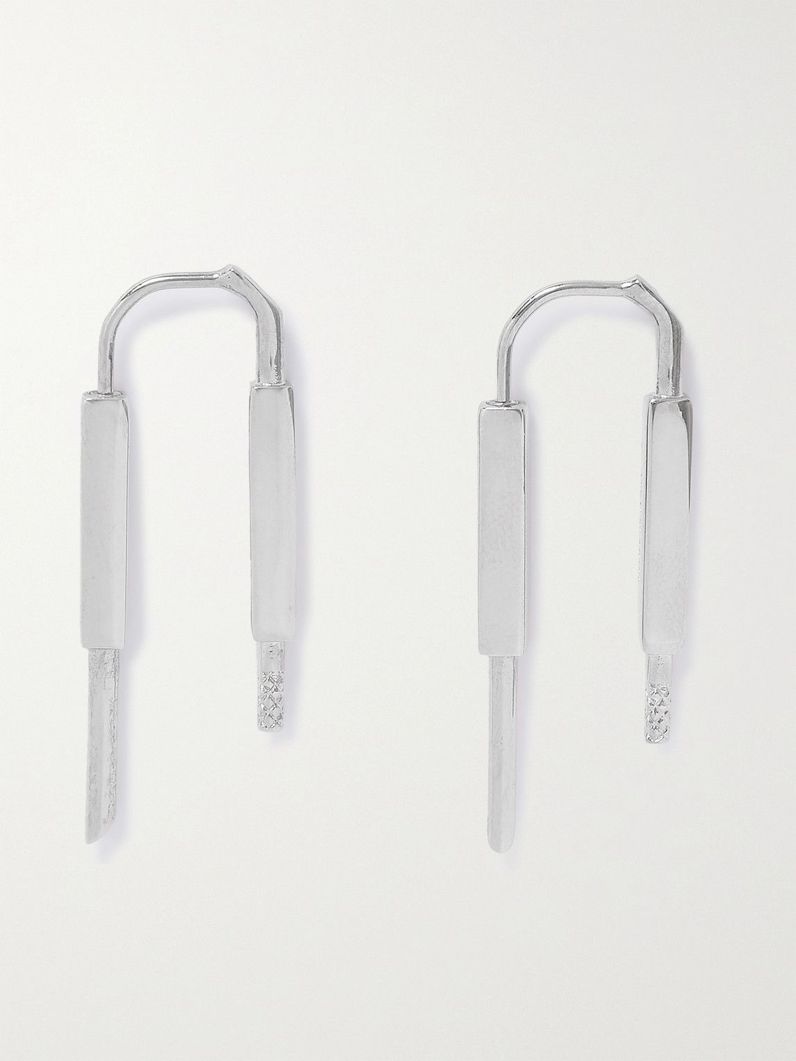 アクセサリー GIVENCHY U LOCK EARRINGS SILVERY Givenchy - U Lock