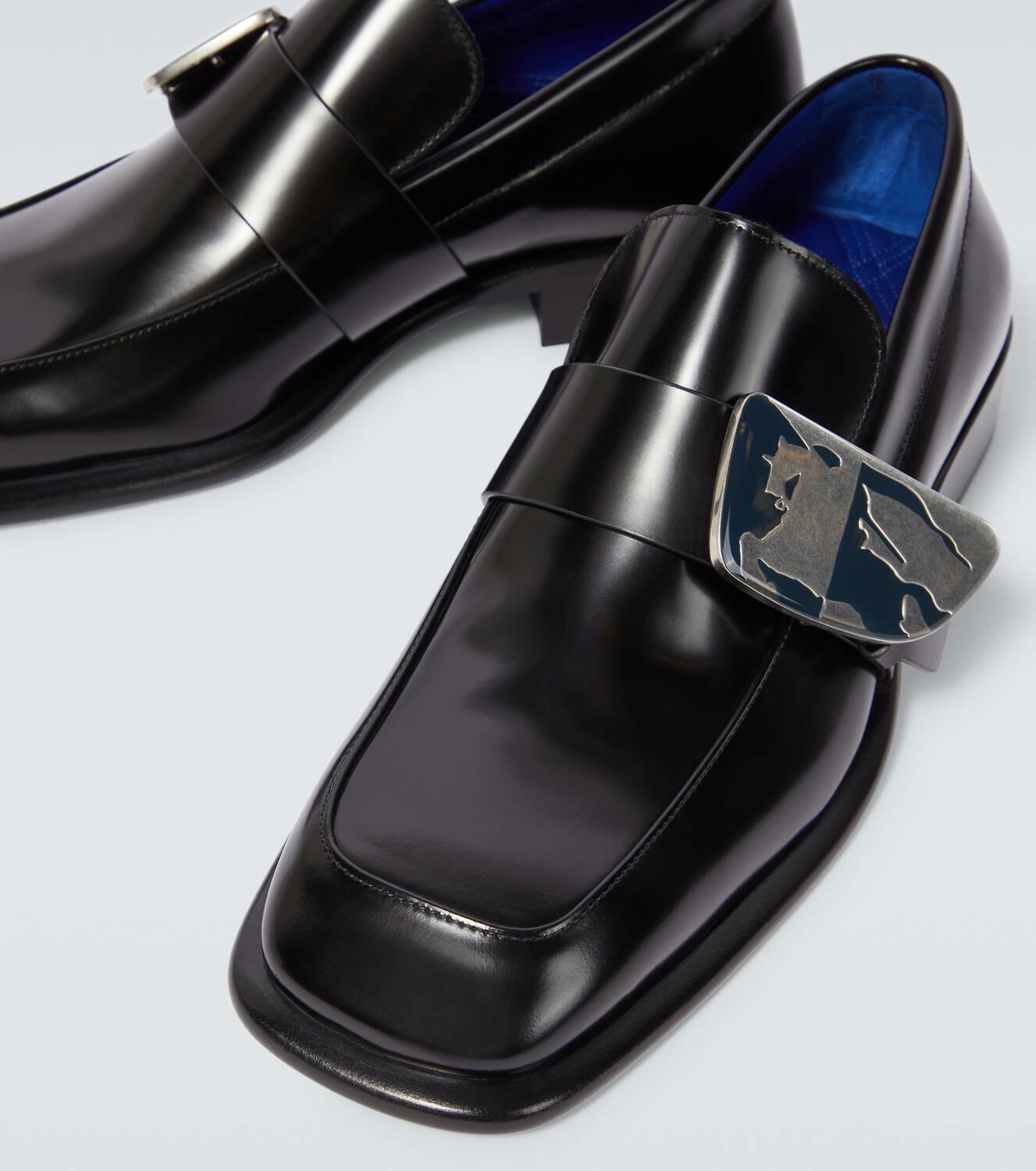 Burberry Shield EKD leather loafers Burberry