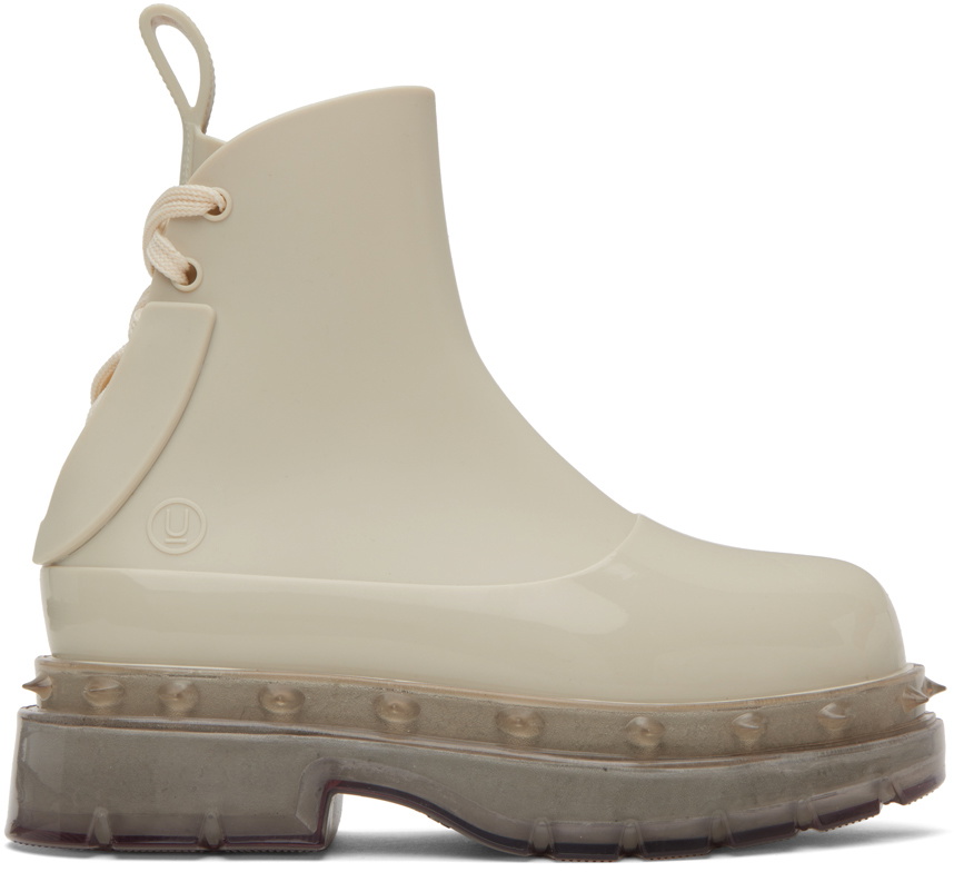 UNDERCOVER Beige Melissa Edition Spikes Boots Undercover