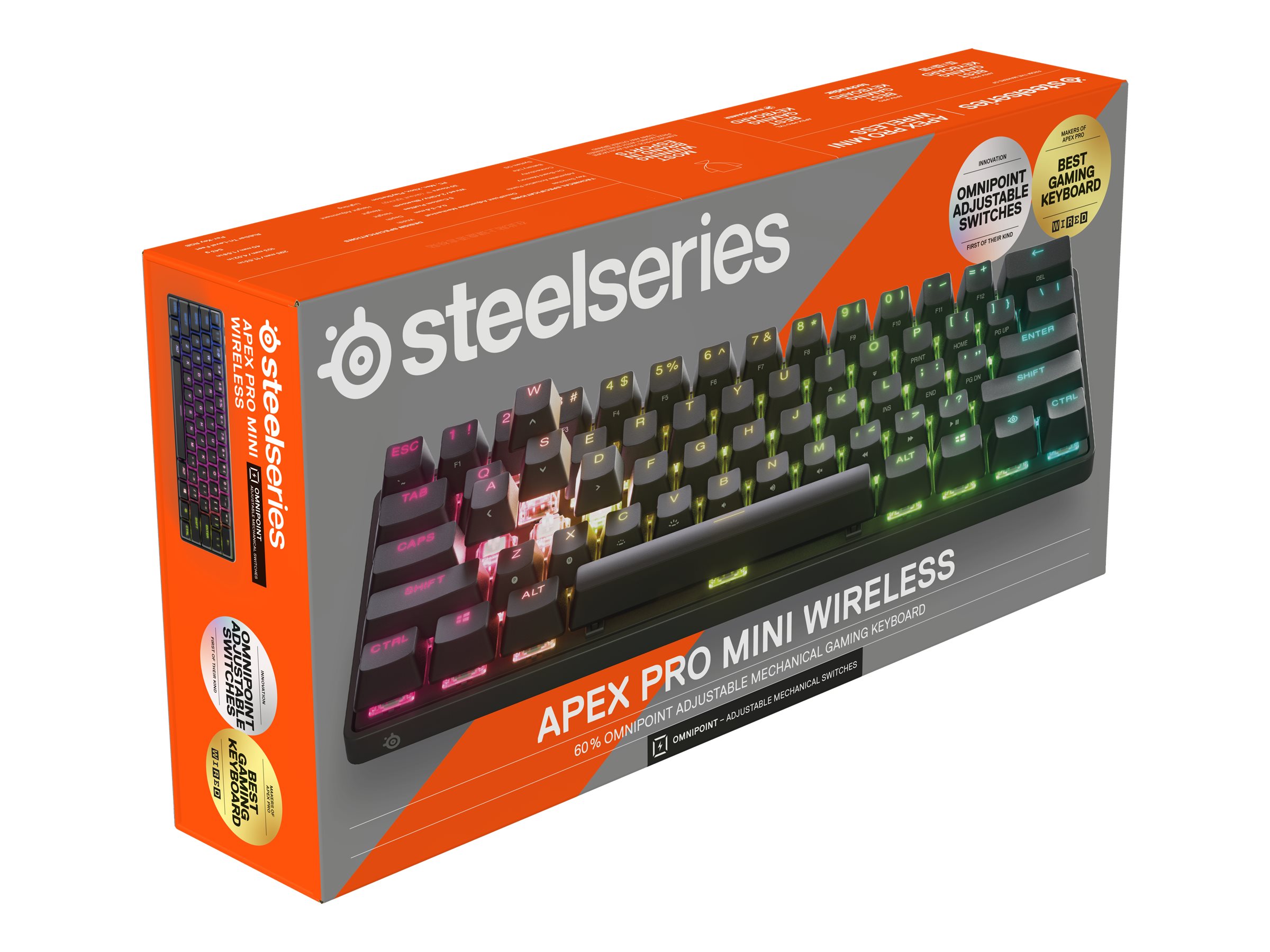 SteelSeries Apex Pro Mini Wireless | Overview, Specs, Details | SHI