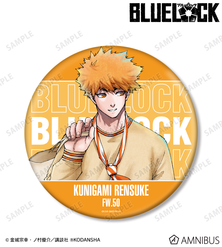 ブルーロック 國神 錬介 中外 コラボカフェ 執事ver. 等身 缶バッジ
