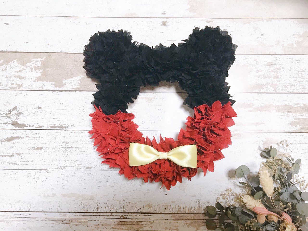 シーグラスアート❁仲良しうさちゃんのお正月アレンジメント